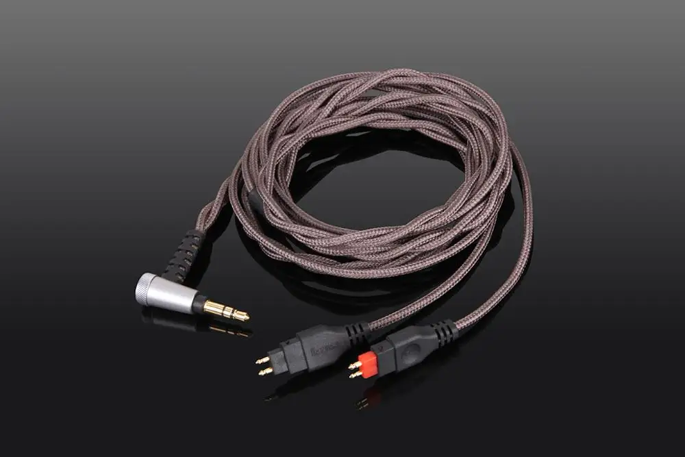 2.5mm OCC Silver Balanced Audio Cable For Sennheiser HD525 HD535 HD545 Headphone