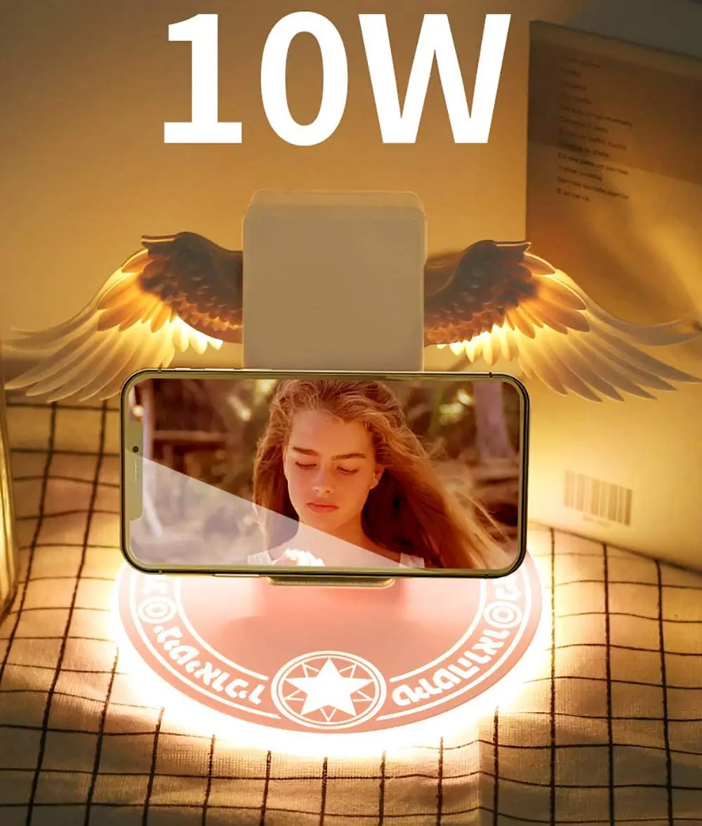 ZK22 10W Fast Charging Angel Wings Wireless Charger 3 in one Wireless Car Charger for iPhone11/12 Samsung Galaxy Huawei Xiaomi
ZK22 10W Fast Charging Angel Wings Wireless Charger 3 in one Wireless Car Charger for iPhone11/12 Samsung Galaxy Huawei Xiaomi