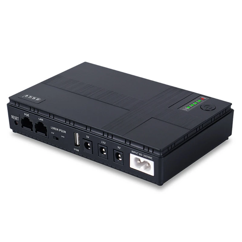 DC 5V—12V Mini UPS Battery Backup Portable Uninterruptible Power Supply for Wifi Router Modem Security Camera | Обустройство дома