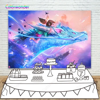 Japanese Anime Spirited Away Birthday Party Backdrops For Photography Dragon Sky Photo Background For Photo Studio Booth Props 
Japanese Anime Spirited Away Birthday Party Backdrops For Photography Dragon Sky Photo Background For Photo Studio Booth Props