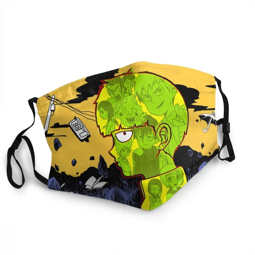 Прохладный Mob Psycho (милый чудак 100 Non-одноразовая маска для лица шигео кагеяма Аниме