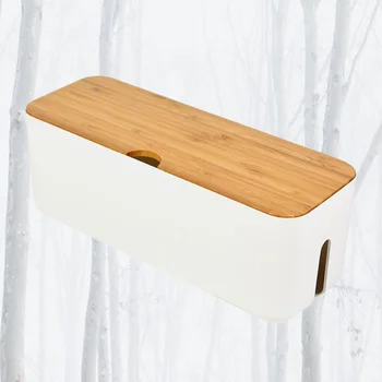 White Cable Management Box Plastic Socket Organizer Cable Storage Case Household Supplies Cord Organizer Power Strip Hider Box w
White Cable Management Box Plastic Socket Organizer Cable Storage Case Household Supplies Cord Organizer Power Strip Hider Box w