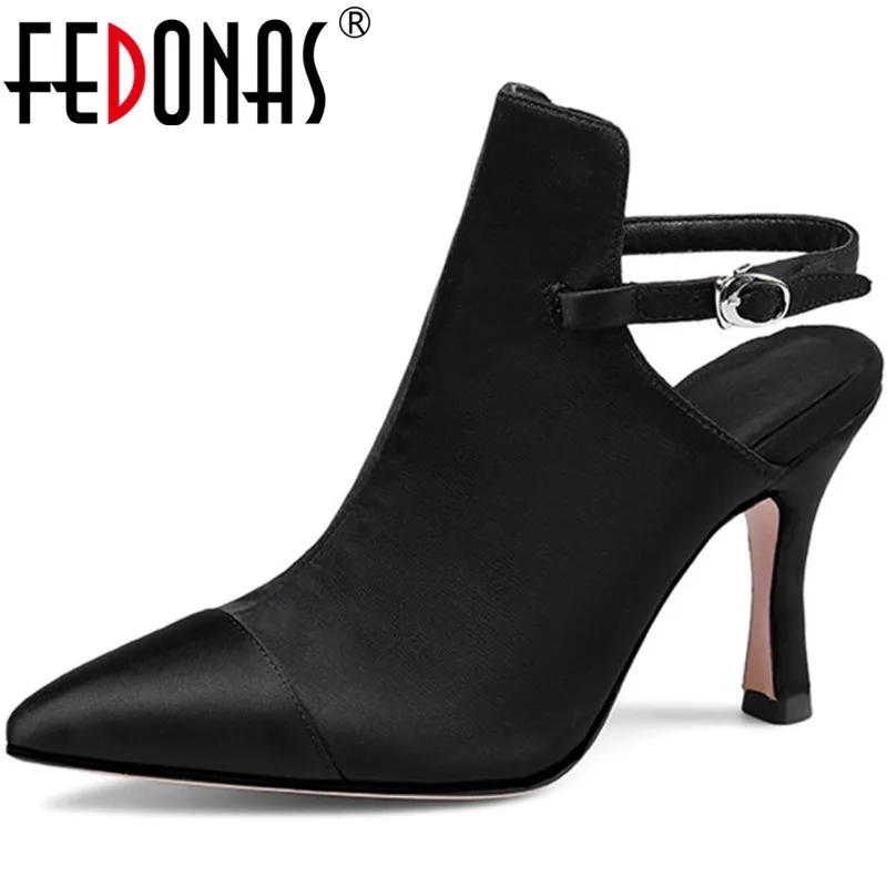 FEDONAS Single Pointed Toe Women Shoes Fashion New Metal Buckle High Heels Pumps 2020 Spring Summer Party Weddding Shoes Woman
FEDONAS Single Pointed Toe Women Shoes Fashion New Metal Buckle High Heels Pumps 2020 Spring Summer Party Weddding Shoes Woman