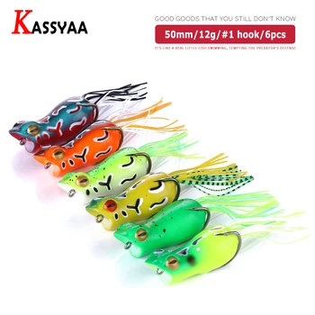 6pcs Soft Frog Bait 5cm12g #1 Fishhooks Floating Silicone Black Bass Lures 3D Lifelike Swimbait Simulation Sea Fishing Baits New
6pcs Soft Frog Bait 5cm12g #1 Fishhooks Floating Silicone Black Bass Lures 3D Lifelike Swimbait Simulation Sea Fishing Baits New