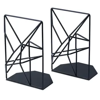 2Pcs Metal Bookends Iron Support Holder Desktop Book Stand for Men Women Student
2Pcs Metal Bookends Iron Support Holder Desktop Book Stand for Men Women Student