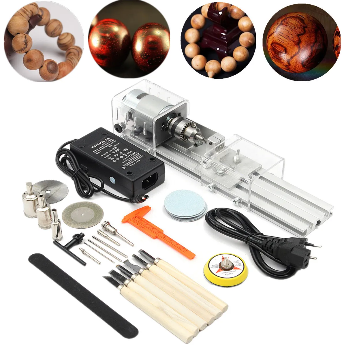 Becornce 25pcs Mini DIY Multifunctional Lathe Set Cutting Polisher Table Buddha Beads Polishing Cutter Small Woodworking Tool
Becornce 25pcs Mini DIY Multifunctional Lathe Set Cutting Polisher Table Buddha Beads Polishing Cutter Small Woodworking Tool