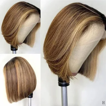 Highlights Color13x4 Lace Front Human Hair Wigs Deep Part Lace Front Wigs Straight HoneyBlonde 150% Brazilian Remy Short Bob Wig
Highlights Color13x4 Lace Front Human Hair Wigs Deep Part Lace Front Wigs Straight HoneyBlonde 150% Brazilian Remy Short Bob Wig