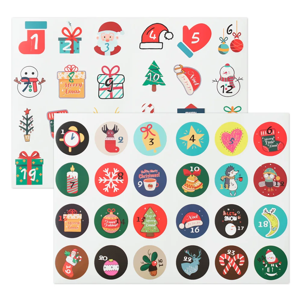 5Sheets 1-24 Number Merry Christmas Gift Stickers Advent Calendar Number Paper Stickers For DIY Gift Packaging Labels Decor
5Sheets 1-24 Number Merry Christmas Gift Stickers Advent Calendar Number Paper Stickers For DIY Gift Packaging Labels Decor