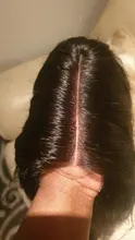 Extensiones de cabello humano peruano con cierre de encaje, accesorio capilar liso de color marrón y suizo con minimechones, 2x6
