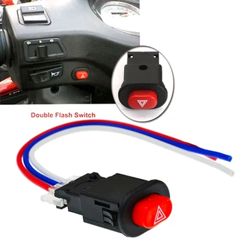 3 Wires Lock Motorcycle Switch Warning Flasher Emergency Lamp Signal Motorbike Hazard Light Switch Button Double Flash
3 Wires Lock Motorcycle Switch Warning Flasher Emergency Lamp Signal Motorbike Hazard Light Switch Button Double Flash