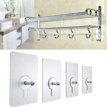 1pcs Strong Non-Trace Self Adhesive Nails Hook Waterproof Durable Kitchen Bathroom Screw Hook Hanger Suction Cup Sticking Nail
1pcs Strong Non-Trace Self Adhesive Nails Hook Waterproof Durable Kitchen Bathroom Screw Hook Hanger Suction Cup Sticking Nail