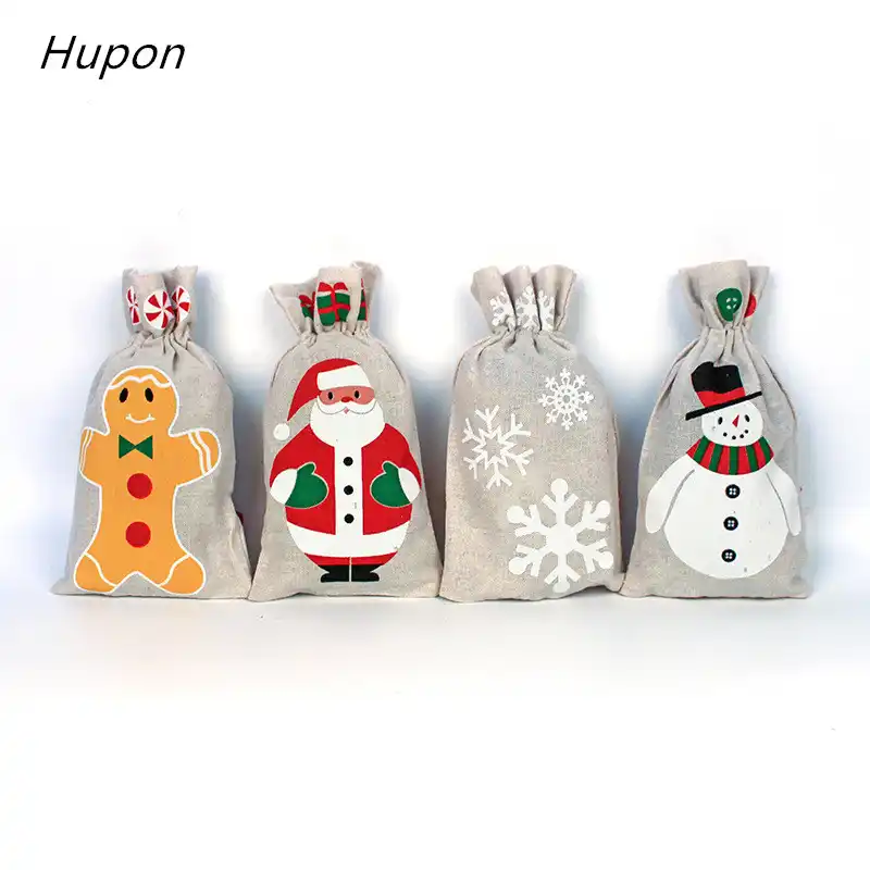 40pcs nicexmas christmas candy bags creative drawstring gift