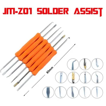 JAKEMY JM-Z01 6 in 1 Solder Assist Desoldering Tool Circuit Board Soldering Aids PCB Cleaning Kit
JAKEMY JM-Z01 6 in 1 Solder Assist Desoldering Tool Circuit Board Soldering Aids PCB Cleaning Kit