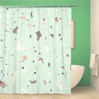 Bathroom Shower Curtain Marble in Terrazzo Stone and Concrete Abstract Dirt Rock Polyester Fabric 66x72 inches Waterproof Bath
Bathroom Shower Curtain Marble in Terrazzo Stone and Concrete Abstract Dirt Rock Polyester Fabric 66x72 inches Waterproof Bath