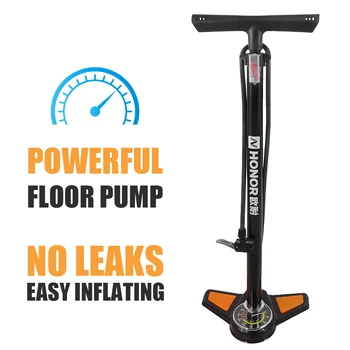 160PSI Bicycle Floor Pump Tire Inflator with Pressure Gauge Cycling Bike Air Pump for Presta Schrader Valve Pump for Ball
160PSI Bicycle Floor Pump Tire Inflator with Pressure Gauge Cycling Bike Air Pump for Presta Schrader Valve Pump for Ball