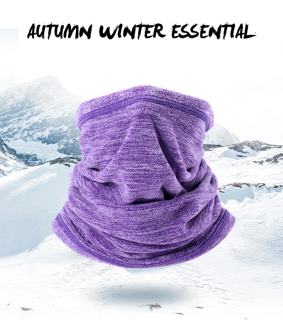 2019 Winter Cycling Neck Warmer Ski Snowboard Outdoor Sport Face Mask Windproof Cycling Bandana Balaclava Scarf for Men Women (18)