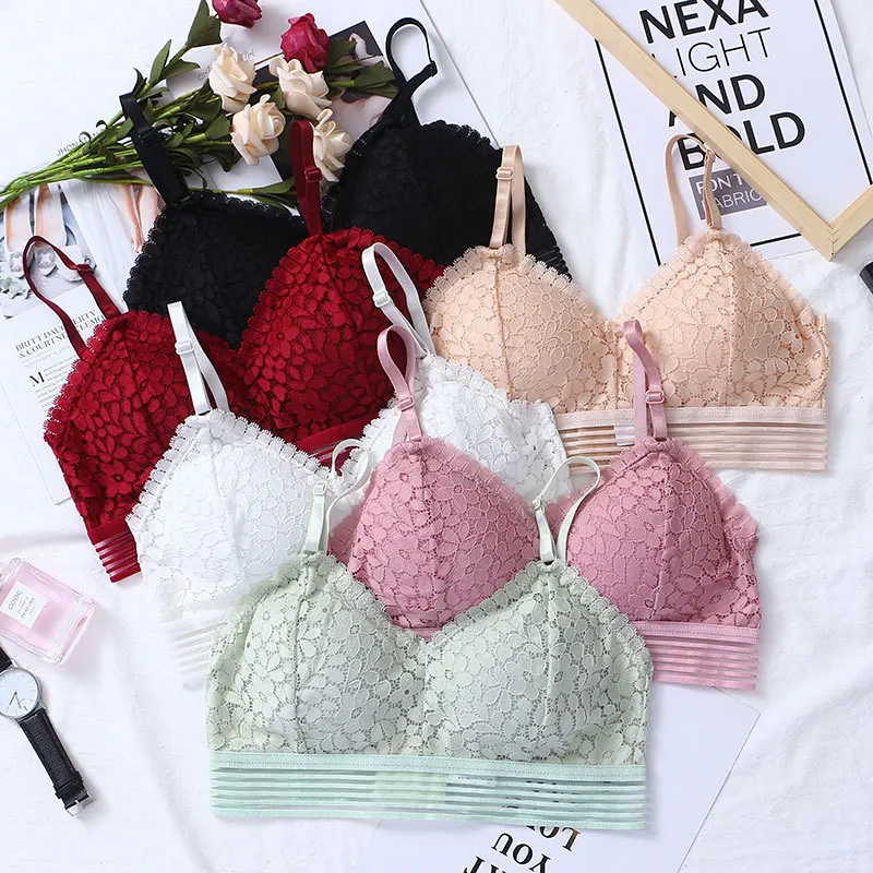 Women Floral Lace Bra Top Seamless Wireless Padded Bra Lingerie Sexy Lace Underwear
Women Floral Lace Bra Top Seamless Wireless Padded Bra Lingerie Sexy Lace Underwear