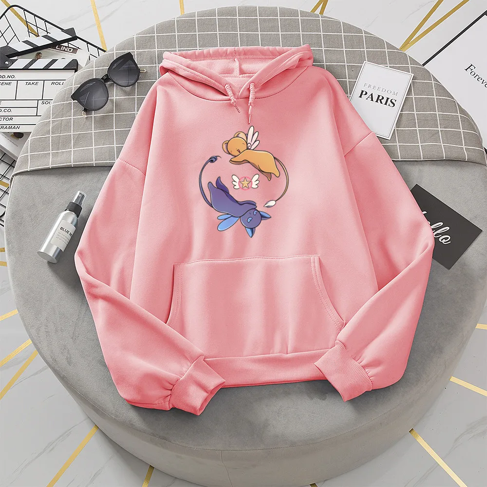 Pink tops Hoodie Women Kawaii Anime Hoodies Loose Cute Sakura captor Pullover cartoon Sweatshirt Graphic Sudadera Mujer
Pink tops Hoodie Women Kawaii Anime Hoodies Loose Cute Sakura captor Pullover cartoon Sweatshirt Graphic Sudadera Mujer