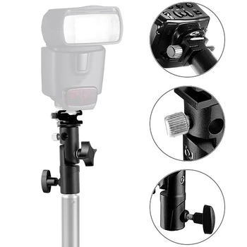 Camera Flash Speedlite Mount, Professional Camera Swivel Light Stand Bracket Umbrella Holder Shoe Mount For Canon Nikon Pentax O
Camera Flash Speedlite Mount, Professional Camera Swivel Light Stand Bracket Umbrella Holder Shoe Mount For Canon Nikon Pentax O