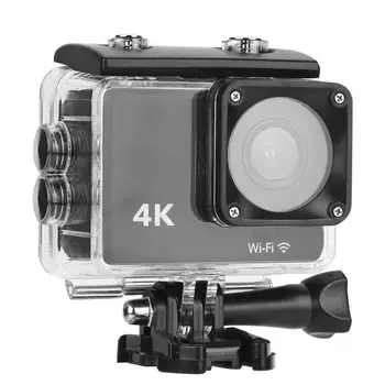 

4K HD Action Camera Underwater 30M Waterproof WiFi Sport Video Recording Camcorder Motion Camera & Waterproof Shell