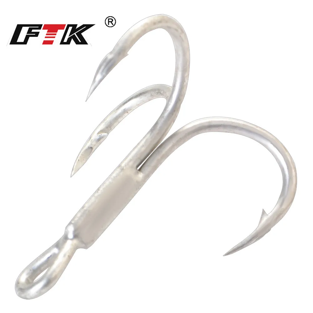 FTK 15/20pcs Sharp quadruple reinforced triple anchor hook Treble Hooks1# 2# 4# 5X times lure three fork three claw hook
FTK 15/20pcs Sharp quadruple reinforced triple anchor hook Treble Hooks1# 2# 4# 5X times lure three fork three claw hook