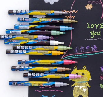 GN 6/12/18/24Colors Acrylic Paint Marker Pen 0.7-2.0Tips Metallic Marker Pens For Ceramic Rock Glass Porcelain Permanent Markers
GN 6/12/18/24Colors Acrylic Paint Marker Pen 0.7-2.0Tips Metallic Marker Pens For Ceramic Rock Glass Porcelain Permanent Markers
