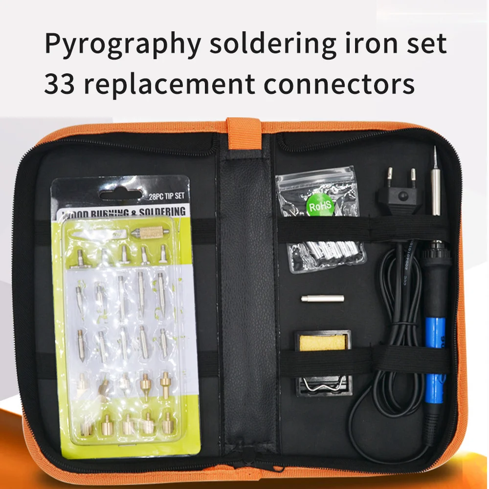 Engraving Carve Electric Soldering Iron Set With Adjustable Temperature Pyrography 37 Pieces In 1 Set Tips Repair Tool
Engraving Carve Electric Soldering Iron Set With Adjustable Temperature Pyrography 37 Pieces In 1 Set Tips Repair Tool