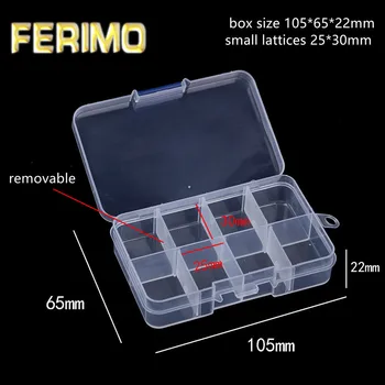 New 8 Grids Clear Lidded Small Plastic Box For Trifles Parts Tools Storage Box Jewelry Display Box Screw Case Beads Container
New 8 Grids Clear Lidded Small Plastic Box For Trifles Parts Tools Storage Box Jewelry Display Box Screw Case Beads Container