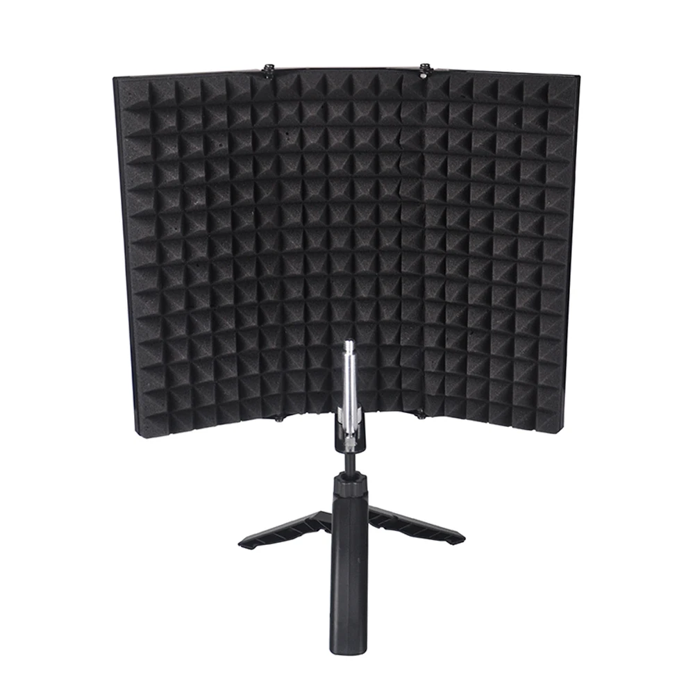 Foldable Noise Reduction Microphone Stand With Tripod Filter Soundproof Isolation Shield Acoustic Compact Adjustable Accessories
Foldable Noise Reduction Microphone Stand With Tripod Filter Soundproof Isolation Shield Acoustic Compact Adjustable Accessories