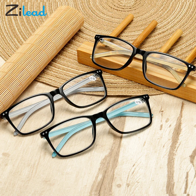 Zilead Classic Vintage Square Glasses Frame Fashion Eyeglass Simple Style Presbyopic Spectacles Unisex With Degree +1.0 to +4.0
Zilead Classic Vintage Square Glasses Frame Fashion Eyeglass Simple Style Presbyopic Spectacles Unisex With Degree +1.0 to +4.0