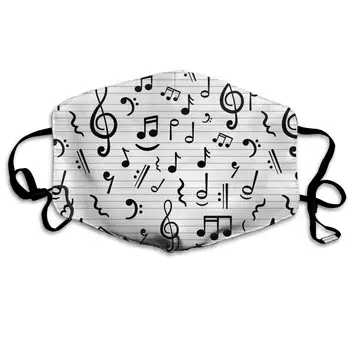 Music Notes Abstract Washable Reusable Mask, Cotton Anti Dust Half Face Mouth Mask For Kids Teens Men Women With Adjustable
Music Notes Abstract Washable Reusable Mask, Cotton Anti Dust Half Face Mouth Mask For Kids Teens Men Women With Adjustable