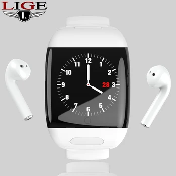 LIGE 2020 New Smart Watch Headset Wireless Bluetooth Earphone 2 In 1 Heart Rate Blood Pressure Fitness Tracker Sports smartwatch
LIGE 2020 New Smart Watch Headset Wireless Bluetooth Earphone 2 In 1 Heart Rate Blood Pressure Fitness Tracker Sports smartwatch