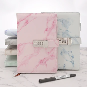 A5 Marble Texture Password Notebook Paper Lockable Portable Leather Diary Journal Weekly Planner Notepad School Stationery Gift
A5 Marble Texture Password Notebook Paper Lockable Portable Leather Diary Journal Weekly Planner Notepad School Stationery Gift