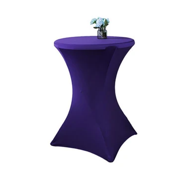 4Pcs/Lot Spandex Table Cover Round Table Cloth Bar Cocktail Table Cover Elastic Tablecloth for Wedding Party Mariage Event Decor
4Pcs/Lot Spandex Table Cover Round Table Cloth Bar Cocktail Table Cover Elastic Tablecloth for Wedding Party Mariage Event Decor