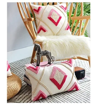 Cherry blossom powder Canvas Embroidery Cushion Cover 45x45cm Pillow Cover Geometric Home Decor Sofa PillowCase Pillow Sham
Cherry blossom powder Canvas Embroidery Cushion Cover 45x45cm Pillow Cover Geometric Home Decor Sofa PillowCase Pillow Sham