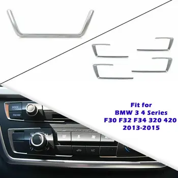 EIDRAN 5pcs Interior Chrome Dashboard Console Central Cover Trim For BMW F30 F32 F34 420 2013-2015
EIDRAN 5pcs Interior Chrome Dashboard Console Central Cover Trim For BMW F30 F32 F34 420 2013-2015