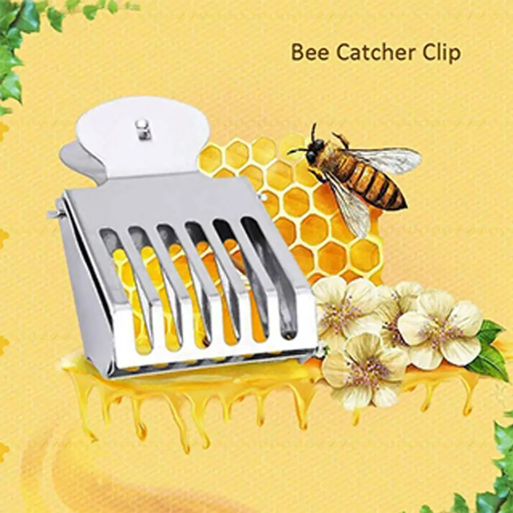 Stainless Steel Beekeeping Queen Bee Catcher Cage Bees Marking Catchers Clip Durable Material Beekeeper Apiculture Tool P3
Stainless Steel Beekeeping Queen Bee Catcher Cage Bees Marking Catchers Clip Durable Material Beekeeper Apiculture Tool P3