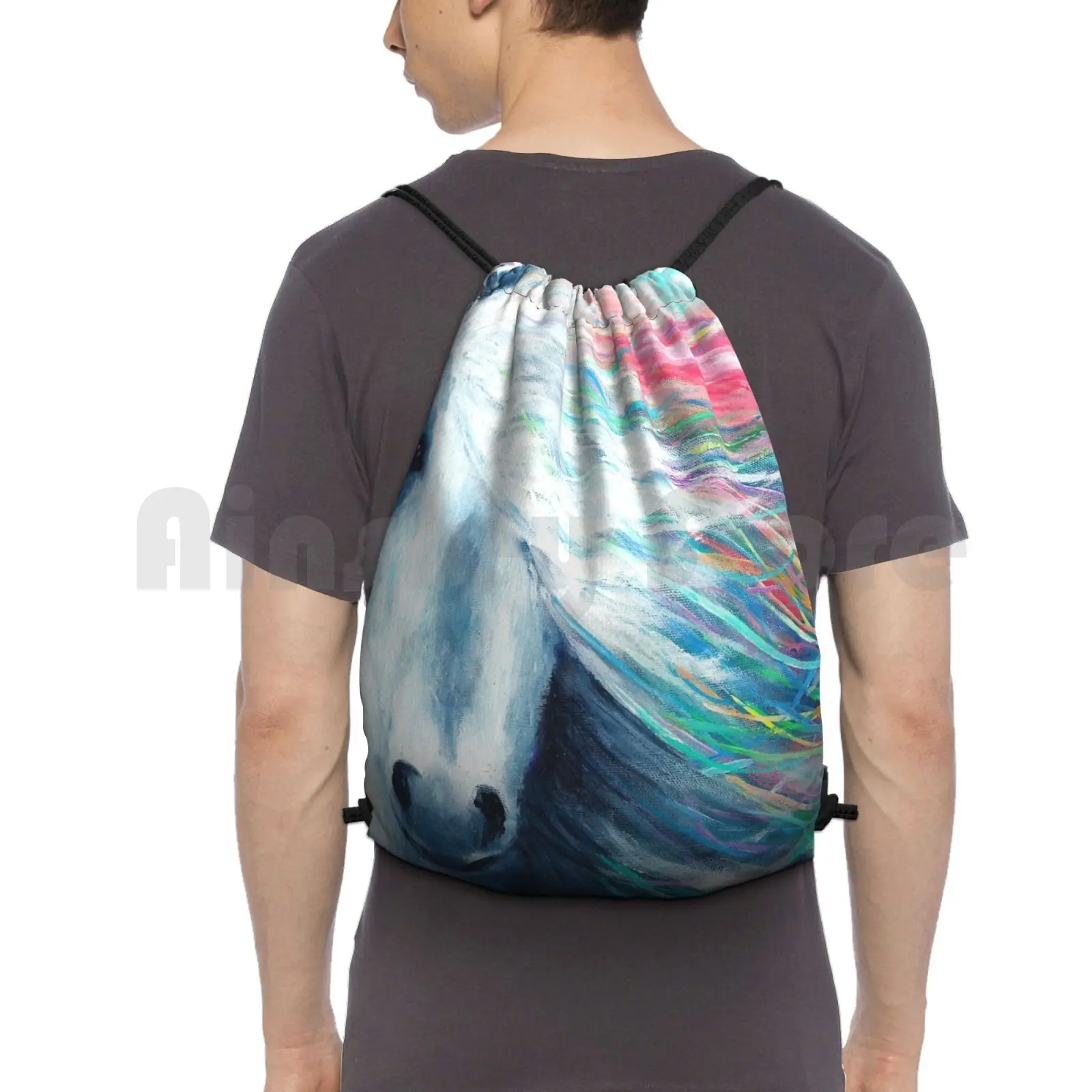 Радужная лошадь, женская сумка для спортзала, водонепроницаемая Радужная лошадь, яркий белый закат, животные, природа
Радужная лошадь, женская сумка для спортзала, водонепроницаемая Радужная лошадь, яркий белый закат, животные, природа