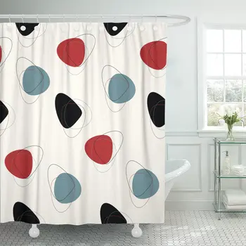 Modern Mid Century Absctract Geometric Pattern Space Retro Abstract Shower Curtains Waterproof Polyester Fabric 72 x 78 inches
Modern Mid Century Absctract Geometric Pattern Space Retro Abstract Shower Curtains Waterproof Polyester Fabric 72 x 78 inches
