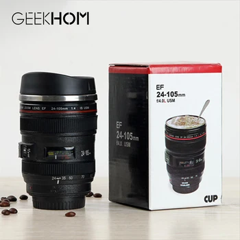 Creative Coffee Mugs Stainless Steel Simulation SLR Camera EF24-105mm Lens Coffee Mug 1:1 Scale Caniam Coffee Mug Creative Gift
Creative Coffee Mugs Stainless Steel Simulation SLR Camera EF24-105mm Lens Coffee Mug 1:1 Scale Caniam Coffee Mug Creative Gift