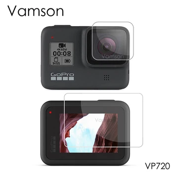 Vamson Tempered Glass Protector Cover Case For Go Pro 8 Camera Lens Cap LCD Screen Protective Film For Gopro Hero 8 VP720
Vamson Tempered Glass Protector Cover Case For Go Pro 8 Camera Lens Cap LCD Screen Protective Film For Gopro Hero 8 VP720