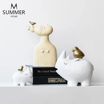 Fantasy Bird Rhino Home Model Room Craft Animal Decoration Window Decorations Home Decoration Creative Nordic
Fantasy Bird Rhino Home Model Room Craft Animal Decoration Window Decorations Home Decoration Creative Nordic