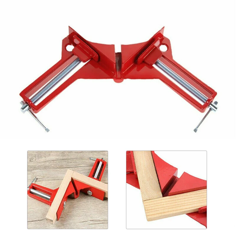 Alloy 90 Degree Right Angle Clamp Woodworking Clamping Kit Picture Frame Fish Tank Fixed Clip Rame Corner Clamp Hand Tool Sets
Alloy 90 Degree Right Angle Clamp Woodworking Clamping Kit Picture Frame Fish Tank Fixed Clip Rame Corner Clamp Hand Tool Sets