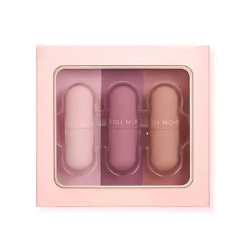 3 Colors Matte Lipstick Set Waterproof Long Lasting Lip Gloss Nude Velvet Pigment Batom Women Fashion Lip Makeup cosmetic
3 Colors Matte Lipstick Set Waterproof Long Lasting Lip Gloss Nude Velvet Pigment Batom Women Fashion Lip Makeup cosmetic