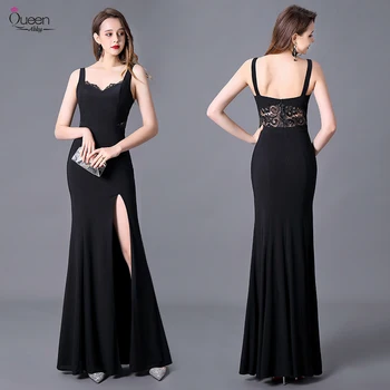 Split Front Long Evening Dresses Mermaid Spaghetti Straps Sleeveless Floor-length Lace Dress Backless Zipper-up Dress for Party
Split Front Long Evening Dresses Mermaid Spaghetti Straps Sleeveless Floor-length Lace Dress Backless Zipper-up Dress for Party