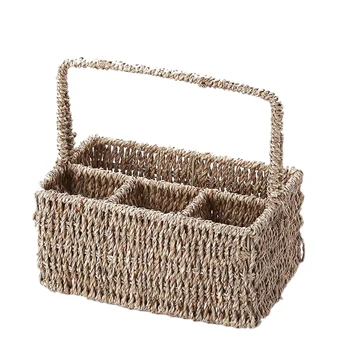 Aquatic Weed Storage Basket Cosmetic Separation Basket Pastoral Style Table Top with Handle Storage Basket
Aquatic Weed Storage Basket Cosmetic Separation Basket Pastoral Style Table Top with Handle Storage Basket
