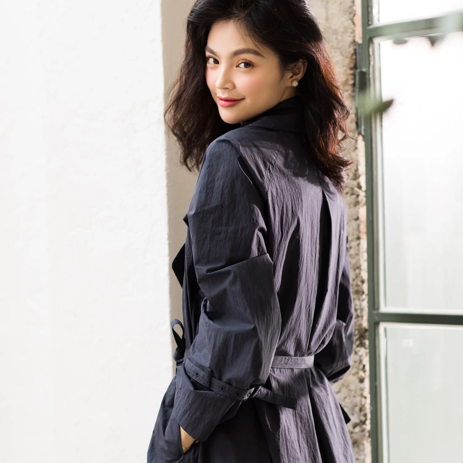 19 Spring And Summer New Style Oversize Texture Wrinkle Sense Origional Designer Cool Korean-Style Thin-Style 8881
19 Spring And Summer New Style Oversize Texture Wrinkle Sense Origional Designer Cool Korean-Style Thin-Style 8881