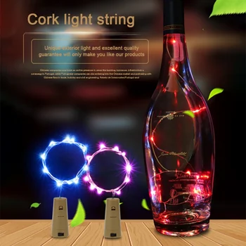 Wine Bottle Stopper Lamp String Copper Wire Lamp String Bar 4 Color 2 Meter 20 Bulb Decorative Lamp -6
Wine Bottle Stopper Lamp String Copper Wire Lamp String Bar 4 Color 2 Meter 20 Bulb Decorative Lamp -6