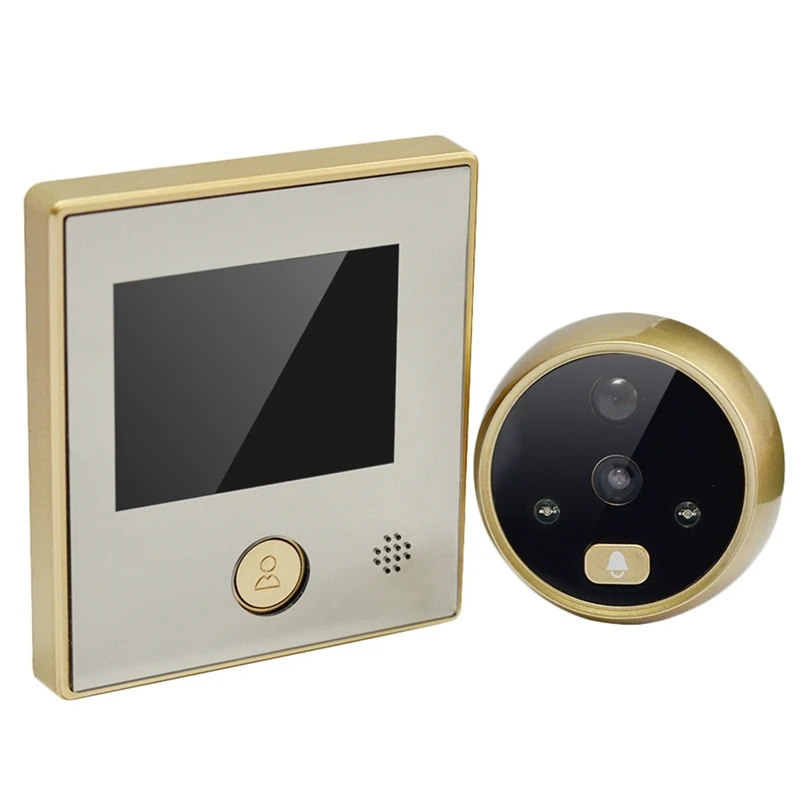 30W Pix Ir Camera Tft 2.8 Inch Lcd Digital Door Eye Peephole Viewer Doorbell Camera Night-Vision Photo Taking Long Standby
30W Pix Ir Camera Tft 2.8 Inch Lcd Digital Door Eye Peephole Viewer Doorbell Camera Night-Vision Photo Taking Long Standby