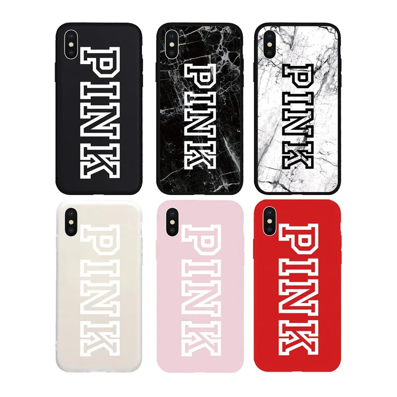 Brand NEW Logo PINK Fashion Soft Case for iPhone 11 11Pro 11ProMax X Xs XR XsMax 8Plus 8 7Plus 7 6 6s Plus 5 5s SE Phone Cover
Brand NEW Logo PINK Fashion Soft Case for iPhone 11 11Pro 11ProMax X Xs XR XsMax 8Plus 8 7Plus 7 6 6s Plus 5 5s SE Phone Cover